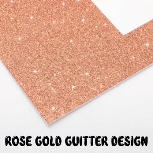Beeveer 32 x 24 in Large Photo Booth Selfie Frame Props, Rose Gold Vertical - Image 4