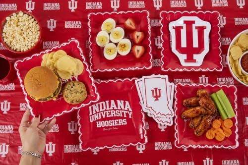 Indiana Hoosiers Party Supplies, Decorations Plates & Napkins IU Decor 37Pc - Image 5