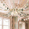 Frienda 14 Pcs Green Gold Party Decorations Set for Fancy Birthday Party by Frienda