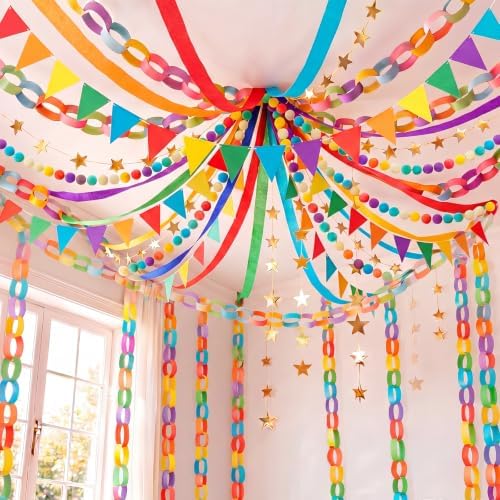 TaoBary Rainbow Party Decoration for Birthday Wedding Decor by TaoBary