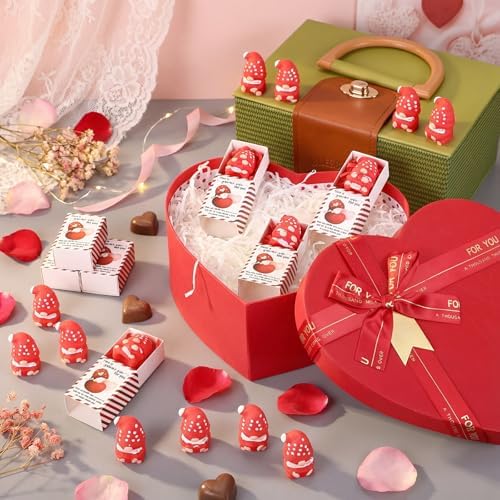 24 Sets Valentines Gnome Gifts Stress Ball with Boxes - Image 4