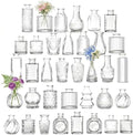 Mini Bud Vases As Wedding Centerpieces for Tables,Clear Bud Vases for Flowers,Small Flower Vases Suitable for Birthday Party,Anniversary,Wedding Reception,Baby Shower (Clear, 36PCS) by Unknown