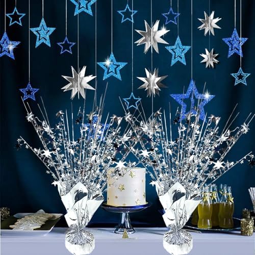 FUBININA Birthday Table Centerpiece Party Decoration Foil Spray Centerpiece - Image 3
