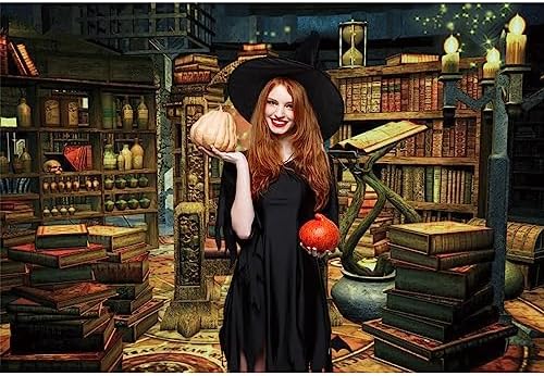 Renaiss 6x4ft Halloween Witches Lab Backdrop Magic Room Photography Background Vinyl - Image 4