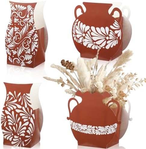 Jingmore 12 Pcs Cielito Lindo Fiesta Party Decoration, White Flower, Brown by Jingmore