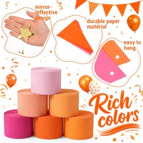 Frienda 14 Pcs Sunset Colors Party Decorations Set for Fancy Birthday Party - Image 2