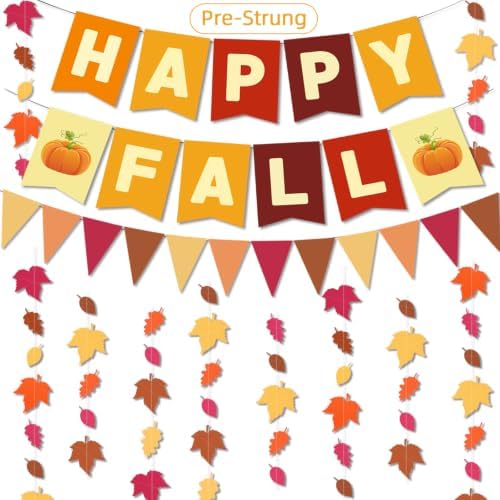 Pre-Strung Fall Decorations for Home Fall Party Decorations by Unknown