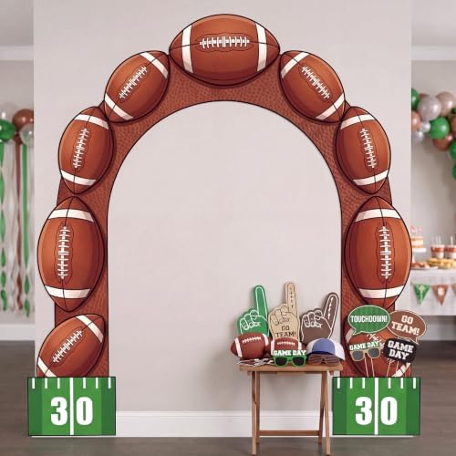 Peryiter 3 Pcs Football Party Decorations Arch Door Banner Set - Image 4