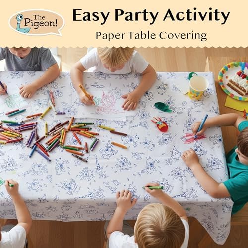 Pigeon Birthday Party Supplies Bird Day Plates Napkins Willems (Tableware) - Image 3
