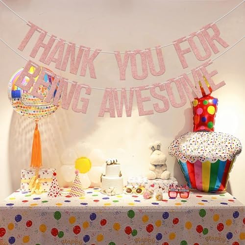 Thank You for Being Awesome Banner Going Away Party Decoration - Image 6