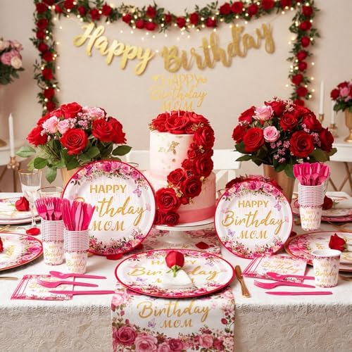 168 Happy Birthday Mom Party Decors Best Mom Ever Party Favors - Image 5