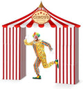 Bucherry 7 Pcs Carnival Circus Party Decor Red and White Striped Tent by Bucherry
