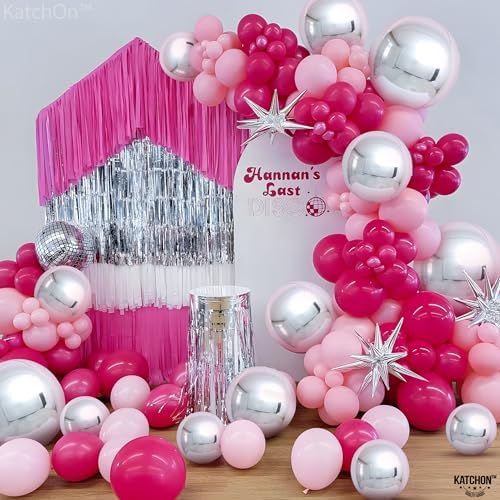 KatchOn Metallic Silver Balloons For Bachelorette Party Decorations 14 Pcs - Image 7