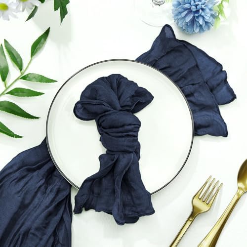 1 Pack Cheesecloth Table Runner 10Ft Christmas Gauze Boho Table Runners for Wedding Decor Bridal Shower Decorations Baby Shower Party(35" x 120") - Image 4
