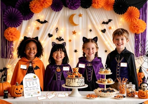 Halloween What's Your Spooky Halloween Name Game, Fall Party Decor Sign - Image 3