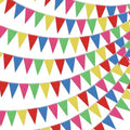 RUBFAC 1700ft 1200pcs Colorful Pennant Banner Flags Bulk by RUBFAC