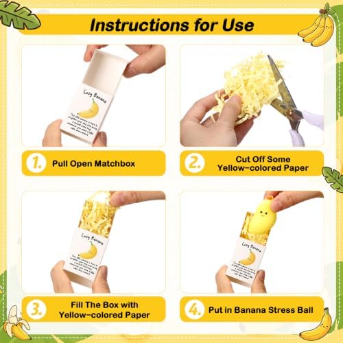 24 Sets Banana Positive Gifts Pocket Hug Party Favors - Image 3