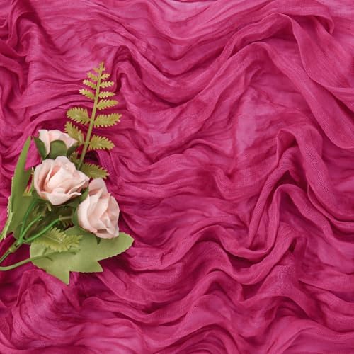 10FT Cheesecloth Table Runner Boho Party Home Decorations - Image 5