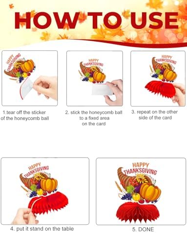 Thanksgiving Table Decorations, Fall Table Decorations for Autumn Harvest - Image 5