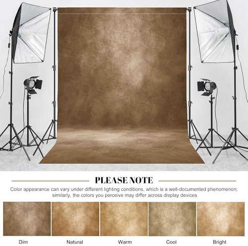 Abstract Photography Backdrop for Photoshoot 8x12ft,Dark Brown,No Stand - Image 3