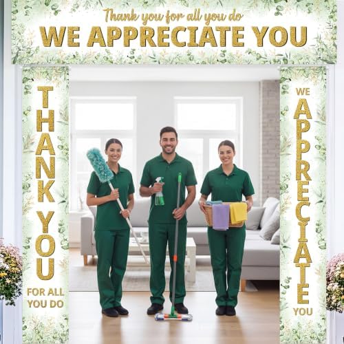 Smoothnovelty 3 Pcs Green Eucalyptus Appreciation Banner - Image 4