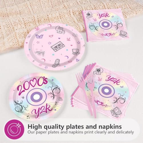 96Pcs Y2K Birthday Party Decorations, Serves 24 - Image 6