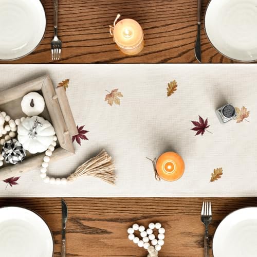 Artoid Mode 210 GSM Fall Table Runner Home Party Decor 13x72 Inch - Image 4