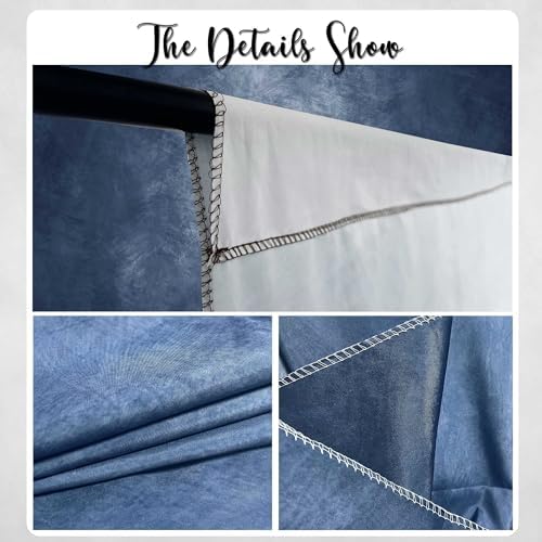 Abstract Photography Backdrop for Photoshoot 8x10ft,Blue,No Stand - Image 6