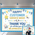 Happy Customer Service Week Banner National Customer Service Week Backdrop by Unknown