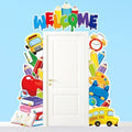 Peryiter 3 Pcs Back to School Door Decorations Welcome Classroom Banner by Peryiter
