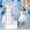 Pooqla 4 FT Marquee Letters, Light Up Letter L, Cool White and Warm White by Pooqla