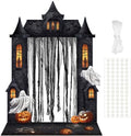 VitalCozy 7 Pcs Halloween Party Decorations Haunted House Castle Backdrop by VitalCozy
