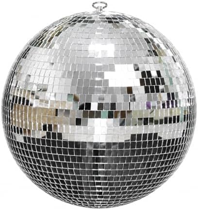 Youdepot 12-Inch Large Hanging Mirror Ball for Disco Party Decor by Youdepot