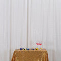 Poise3EHome White Sequin Backdrop, 10Ft x 10Ft Glitter Photography Background Curtains, Sequence Drapes for Party Baby Shower Wedding Birthday Christmas Thanksgiving Halloween Decoration by Poise3EHome