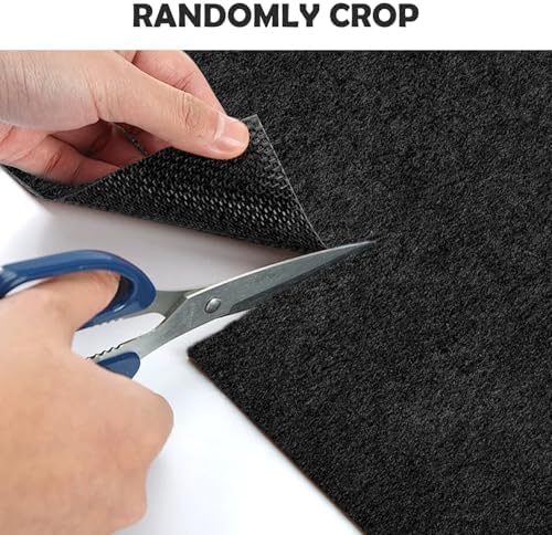 Extra Thick Black Carpet Runner 3 x 15Ft, Non-Slip TPR Rubber Backing, 450 GSM Heavy-Duty Aisle Runner Black Runner Rug for Wedding Ceremony, Hollywood Party, Graduation & Award Events - Image 5