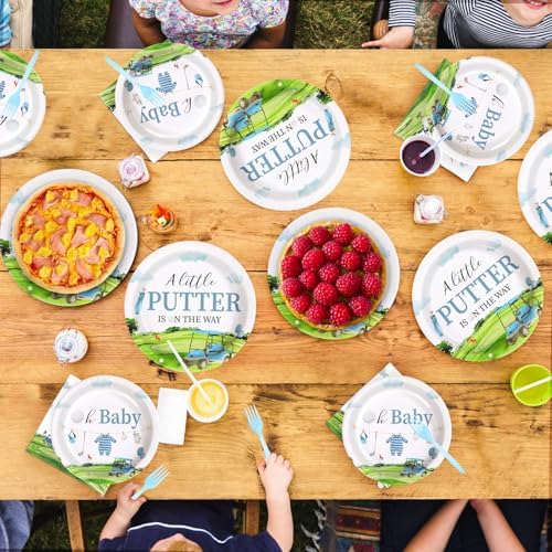 Grencian 96Pcs Golf Baby Shower Party Decoration, Serve 24 - Image 6