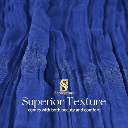 30 Pack Royal Blue Cheesecloth Table Runner 17x108 Inches Boho Home Decor - Image 4