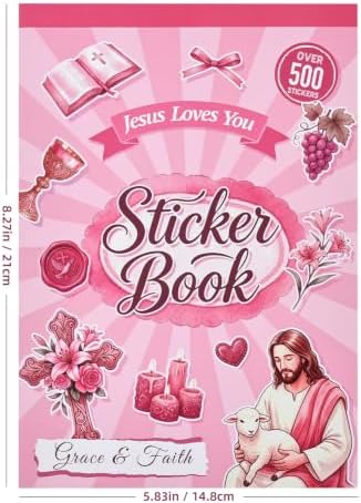 500+ Jesus Christian Stickers for Women, Bible Stickers for Journaling - Image 3
