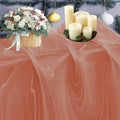 85 Yard Organza Fabric 44" Wide for Wedding Event Décor - Coral Peach by MDS