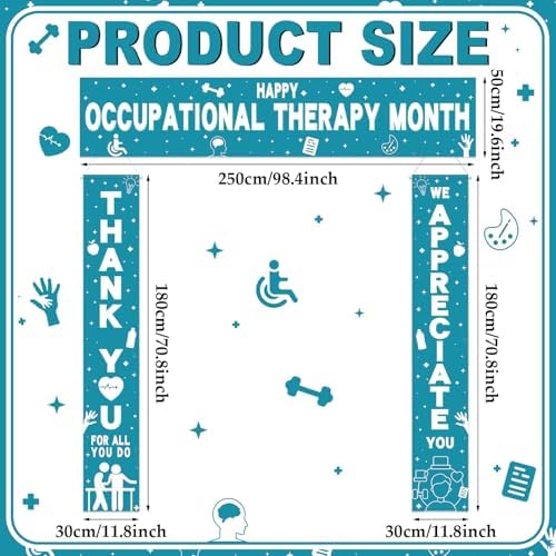Smoothnovelty 3 Pcs Blue OT Month Banner - Image 2