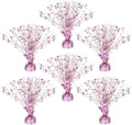 Crowye 6 Pcs Light Purple Metallic Foil Spray Centerpieces Wedding Decor by Crowye