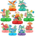 Dinosaur Birthday Party Supplies Kit - Dinosaur Themed Table Decorations with Honeycomb Centerpiece for Splendid Birthday Party Decorations by Gatherfun