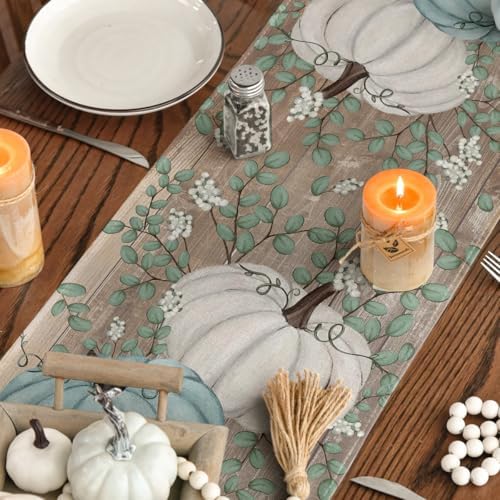 Artoid Mode 210 GSM Fall Table Runner Home Party Decor 13x120 Inch - Image 4