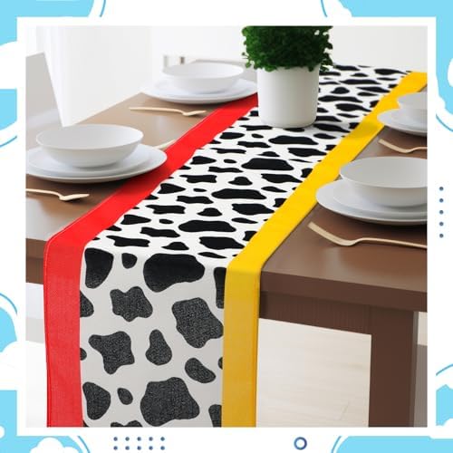 2 Pcs Cartoon Story Table Runner Birthday Party Supplies, Fresh - Image 5