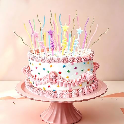 24Pcs Fancy Birthday Candles for Birthday Decorations by Unknown