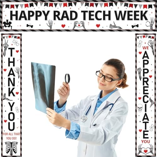 SmoothNovelty 3 Pcs Black Rad Tech Week Banner - Image 4