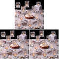 DARJEN 24Pcs Clear Votive Candle Holders - Glass Tea Light Candle Holder, Candle Holders Bulk, Embossed Candle Votives for Wedding Centerpiece & Home Decor (Pack of 3) by DARJEN