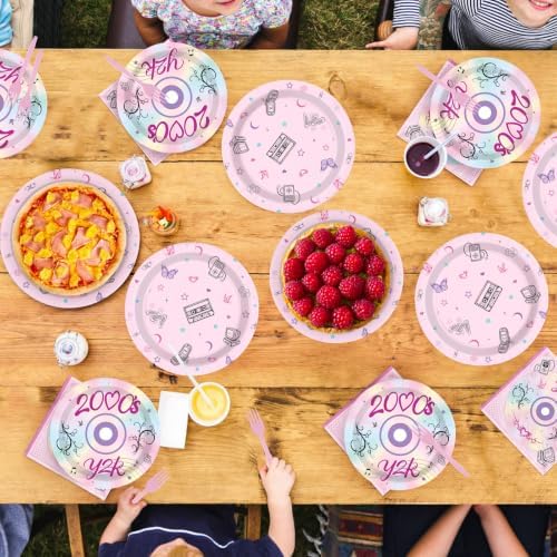 96Pcs Y2K Birthday Party Decorations, Serves 24 - Image 7