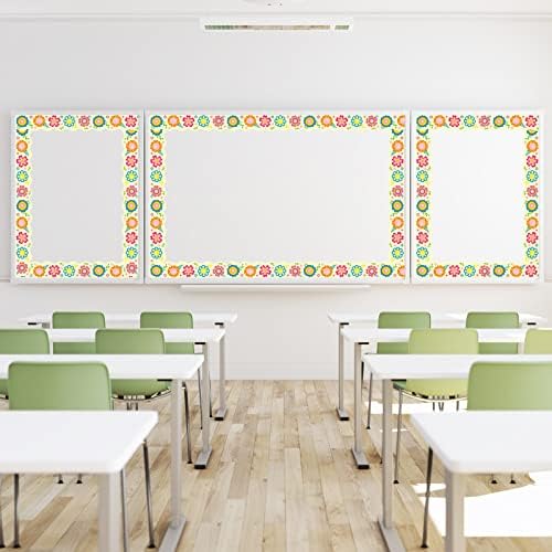 Whaline 82Ft Seasonal Bulletin Board Borders 8 Designs Scalloped Border Trim Teachers Classroom Blackboard Decor for Spring Summer Autumn Winter School Office Party Decoration, 72 Pcs - Image 5