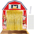 VitalCozy 7 Pcs Farm Theme Party Decorations Awning Banner Rug Backdrop by VitalCozy